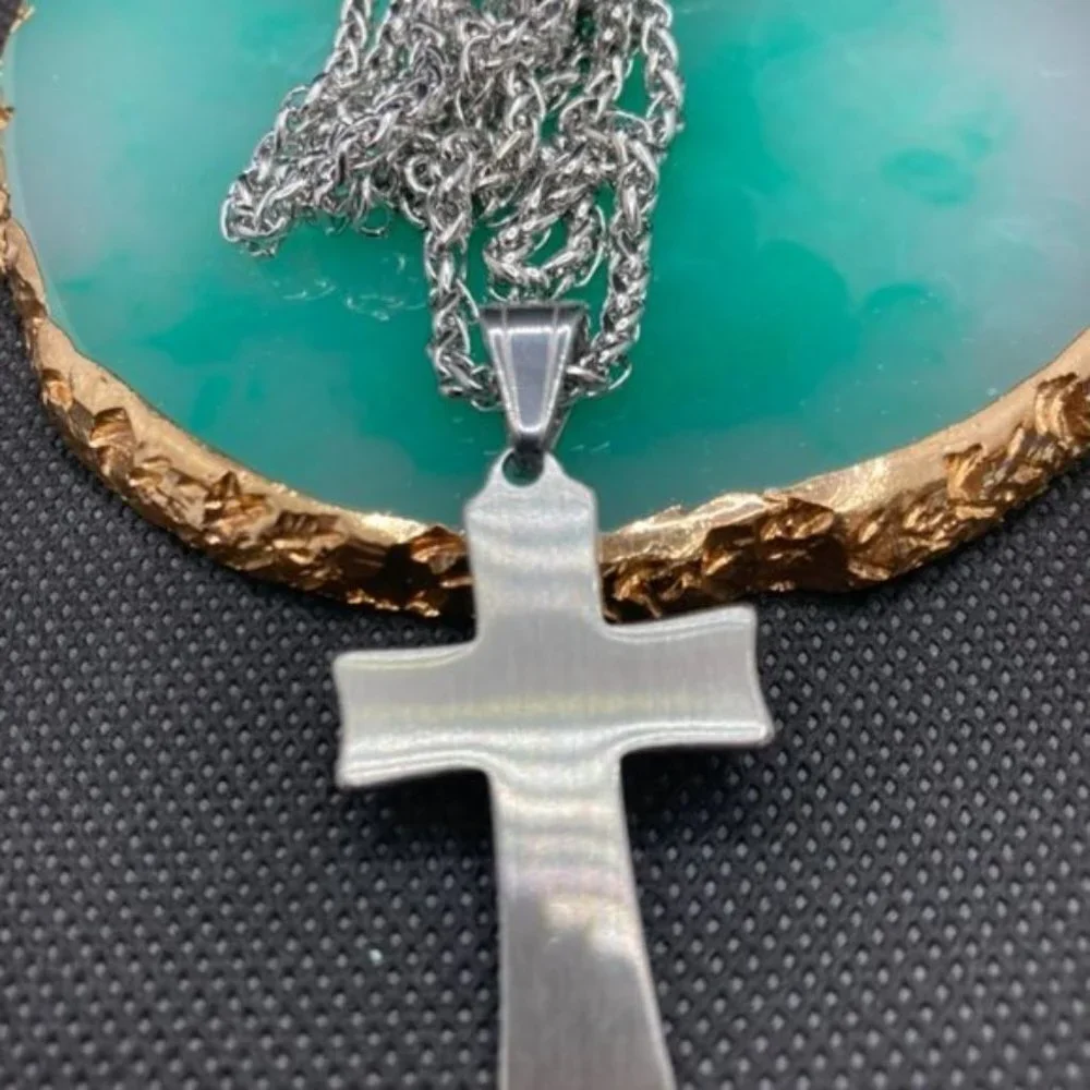 Stainless Steel Cross Chain